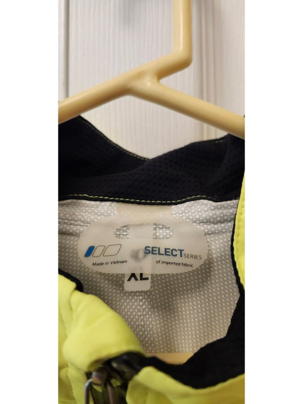 Men Pearl Izumi IQ Select Series Bright Yellow Cycling Jacket Hooded Size XL - Picture 5 of 13